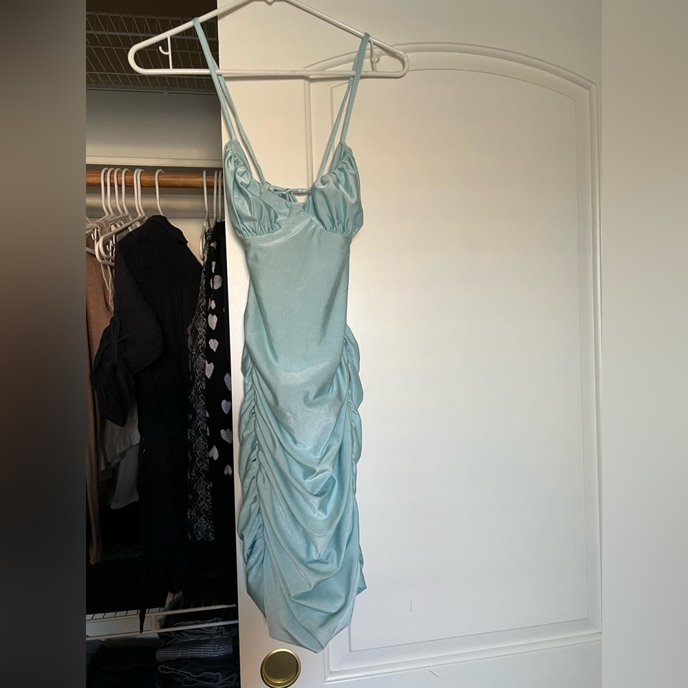 Baby Blue Tiger Mist Dress